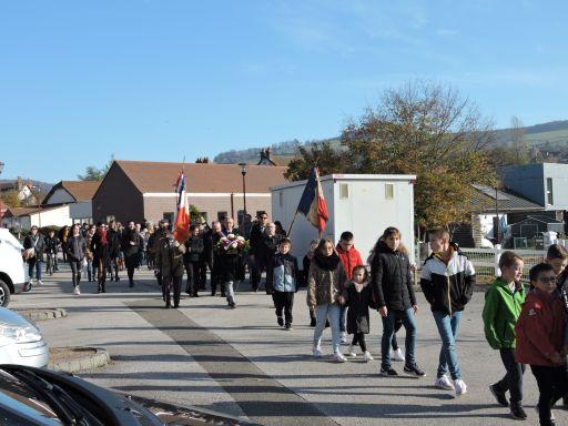Bonne participation &agrave; la Comm&eacute;moration du 11 novembre