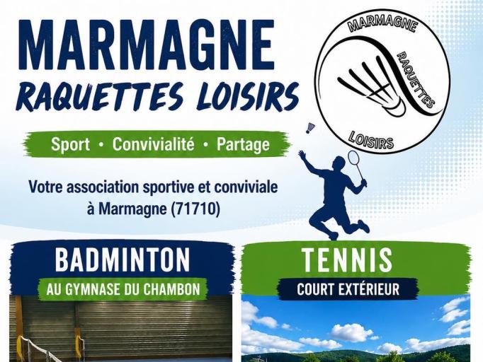 🎾🏸 Marmagne, &agrave; vos raquettes !