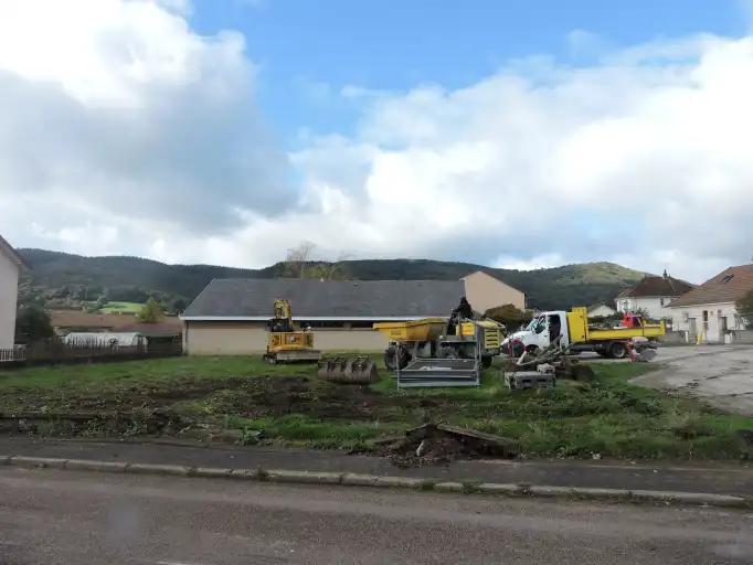 Les travaux de terrassement pour la construction du restaurant scolaire ont d&eacute;but&eacute;