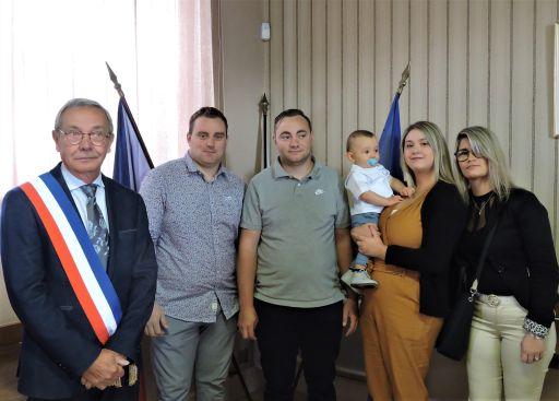 Bapt&ecirc;me r&eacute;publicain pour Mathis Labille