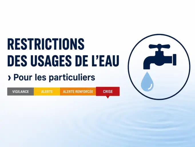Restrictions des usages de l&rsquo;eau (niveau de crise)