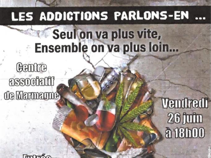 🗣 Les Addictions, parlons-en ! Une soir&eacute;e d&rsquo;&eacute;change ouverte &agrave; tous le 26 juin &agrave; Marmagne