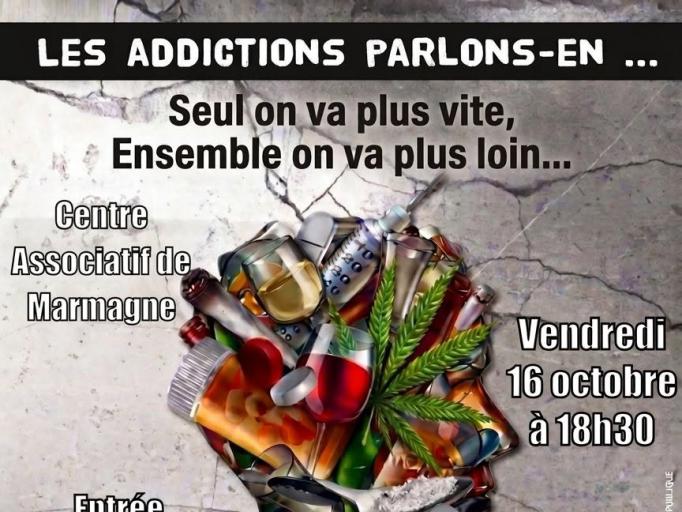 🗣 Les Addictions, parlons-en ! Une soir&eacute;e d&rsquo;&eacute;change ouverte &agrave; tous le 16 octobre &agrave; Marmagne