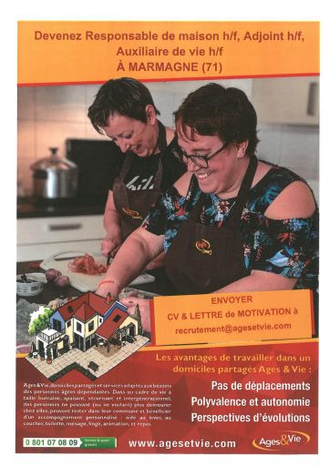 Recrutement &acirc;ges & vie