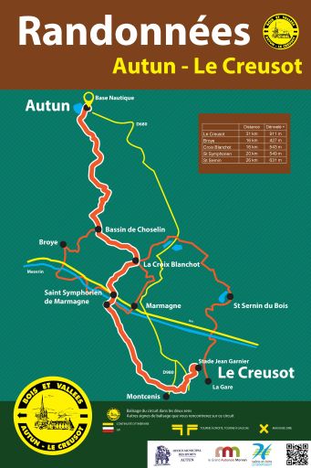 Le trac&eacute; du circuit permanent Autun Le Creusot