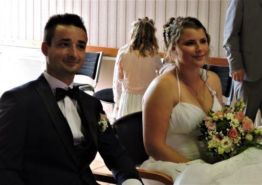 Claudie et Lo&iuml;c se sont mari&eacute;s