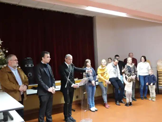 La municipalit&eacute; a pr&eacute;sent&eacute; ses voeux et les projets en cours