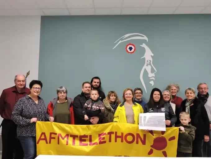 Un ch&egrave;que de 675 euros remis &agrave; l'AFM/T&eacute;l&eacute;thon