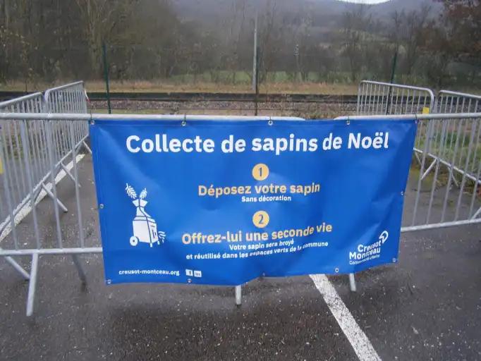 Collecte des sapins de No&euml;l