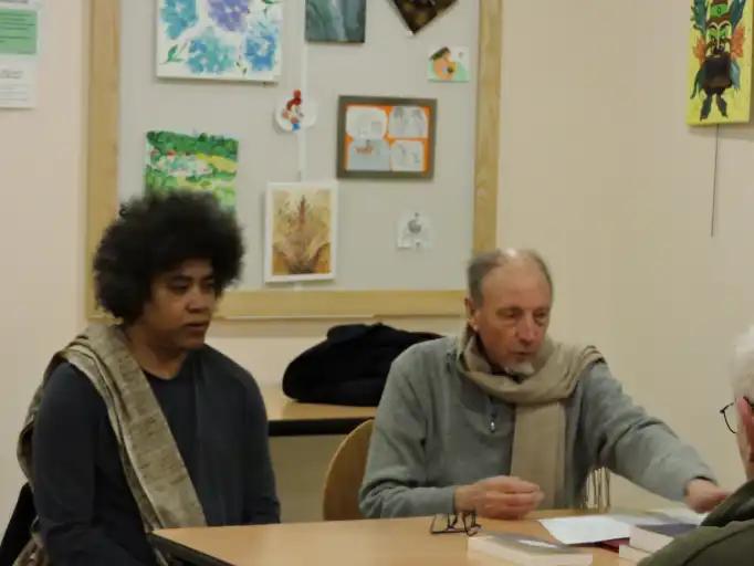 Jean-Luc Raharimanana, &eacute;crivain est venu &agrave; la rencontre des Marmignauds