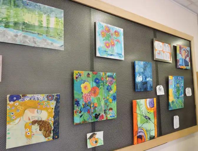 50 tableaux ont &eacute;t&eacute; expos&eacute;s ce week-end au centre associatif