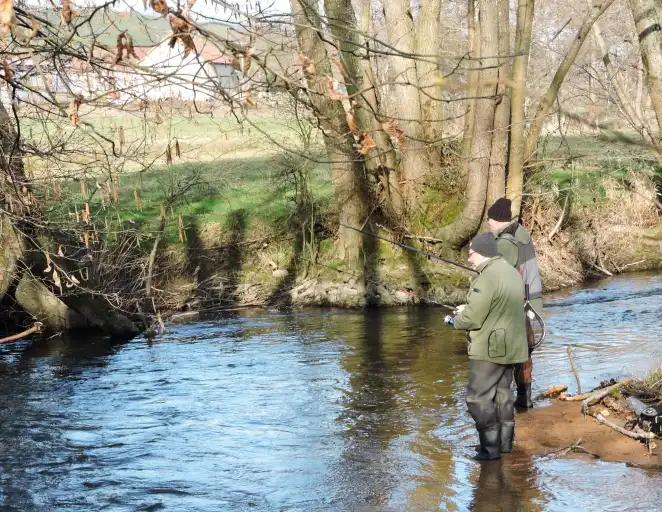 La p&ecirc;che est ouverte dans le Mesvrin