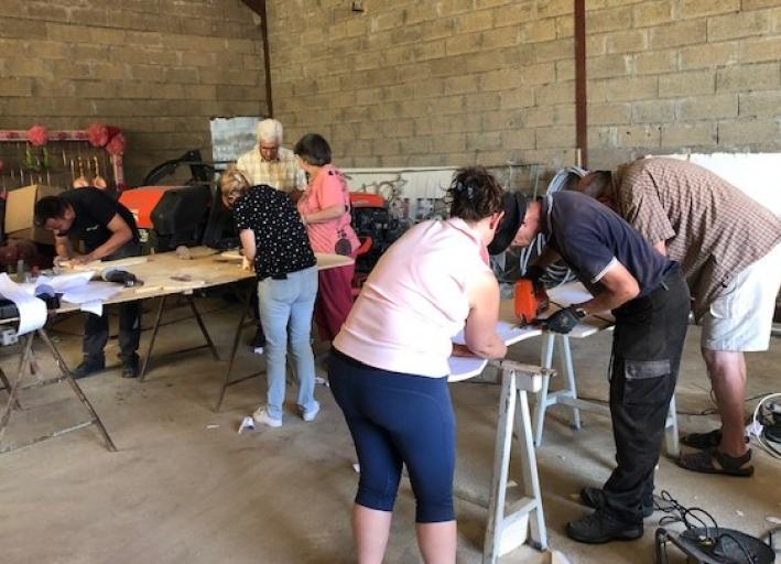 La fabrication des d&eacute;cors de No&euml;l a d&eacute;but&eacute;