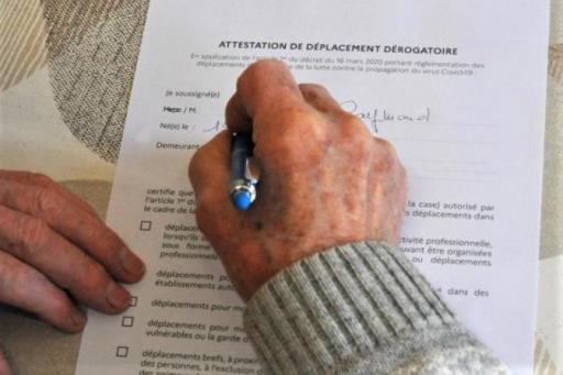 La nouvelle attestation de d&eacute;placement d&eacute;rogatoire