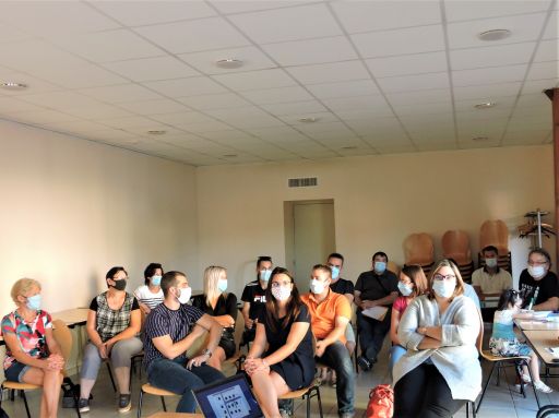 R&eacute;union de concertation avec les habitants de la seconde tranche du lotissement de la Croix Jeangoux