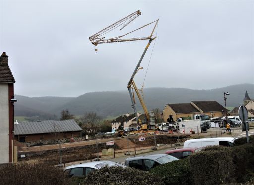 Trottoir condamn&eacute; et prudence pour le d&eacute;but des travaux du cabinet m&eacute;dical