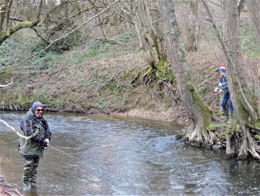 Les truites au rendez vous pour l'ouverture de la p&ecirc;che